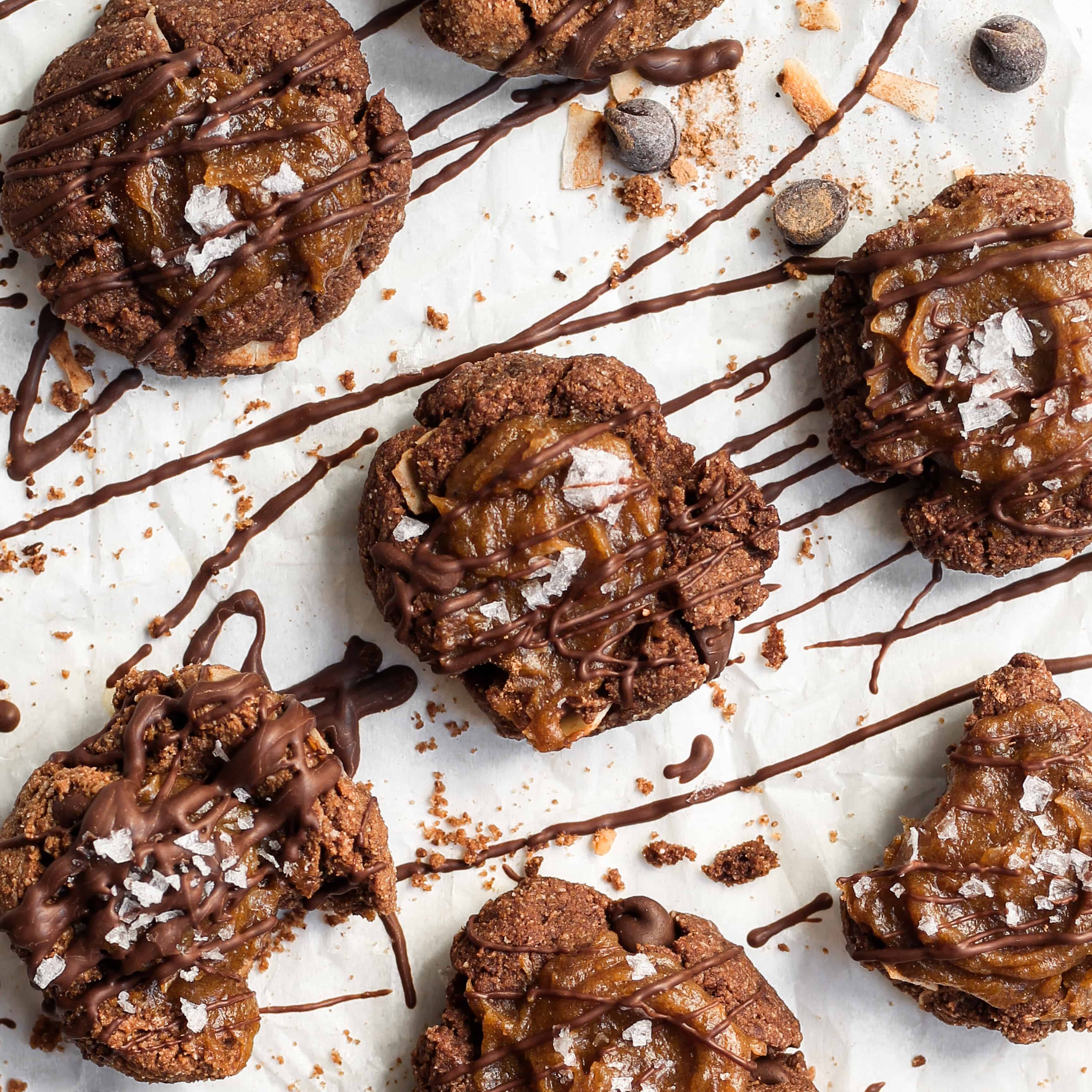 Chocolate Caramel Skillet Cookie - The Mindful Hapa