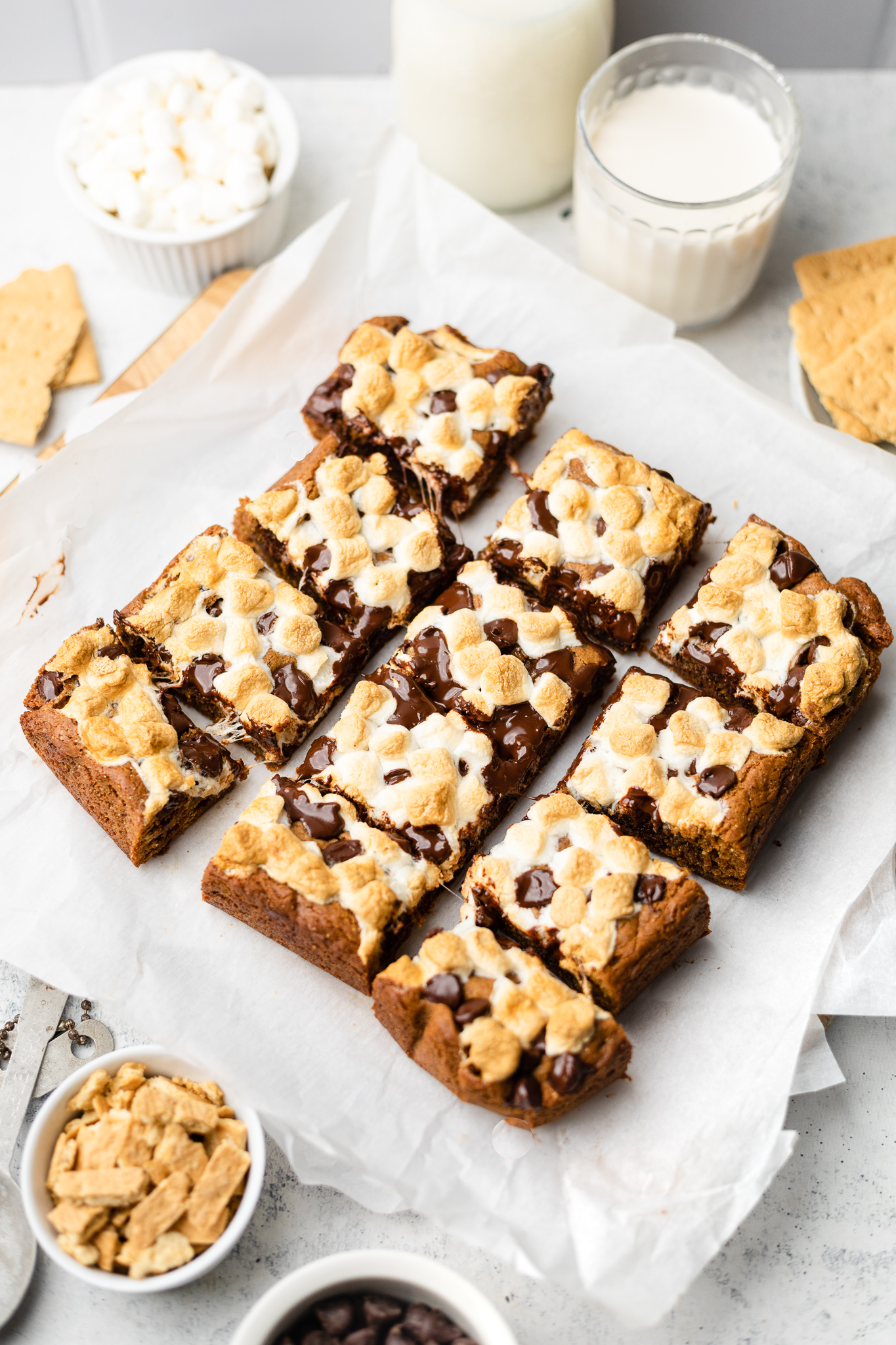 S'mores Cookie Bars - The Mindful Hapa