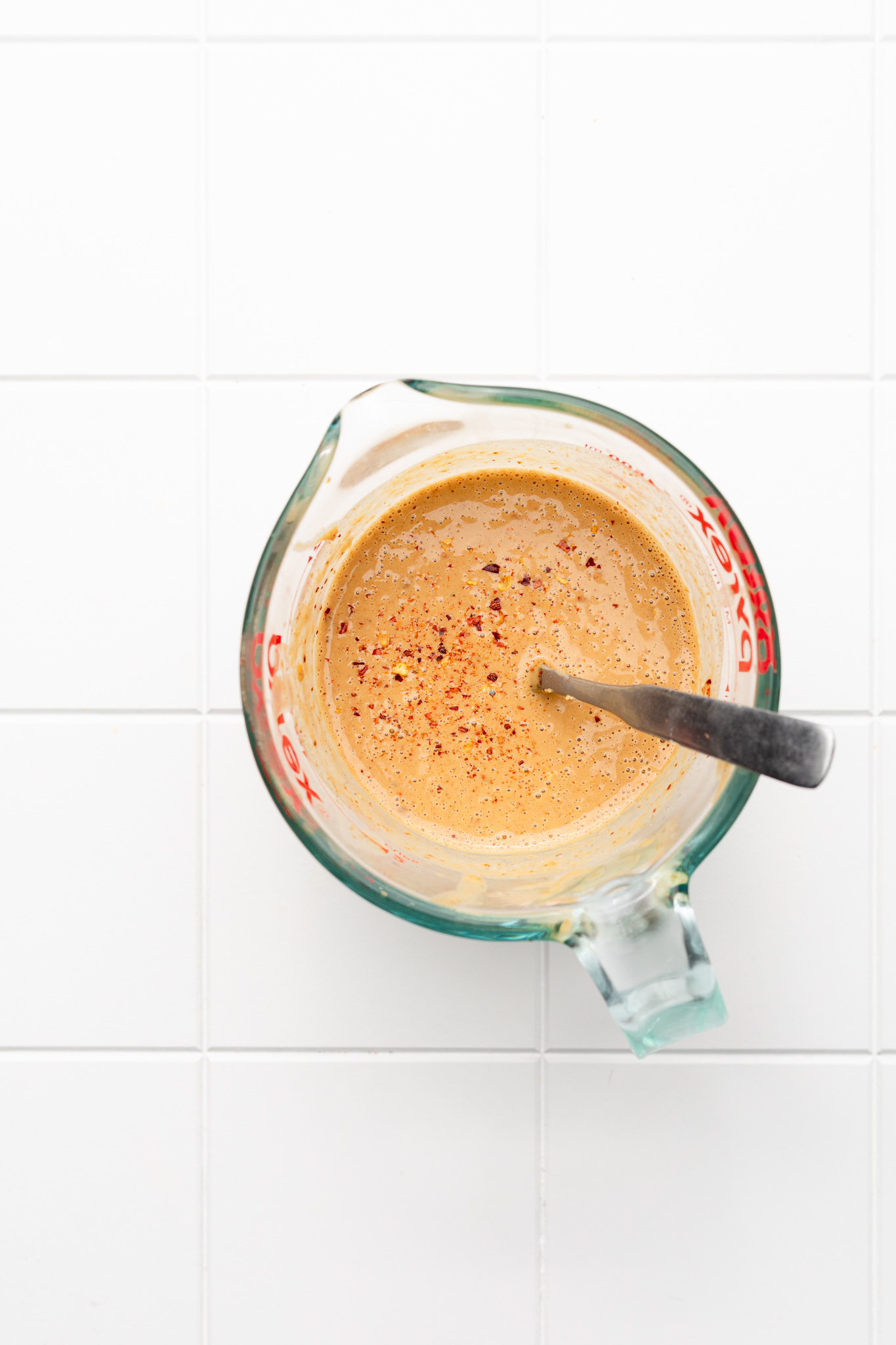 Rice Noodles with Spicy Peanut Sauce - The Mindful Hapa