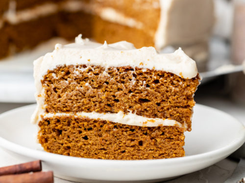 Pumpkin Spice Layer Cake - A Perfect Feast