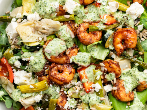 shrimp salad with green goddess dressing Recipe for Shrimp Salad with Green Goddess Dressing -